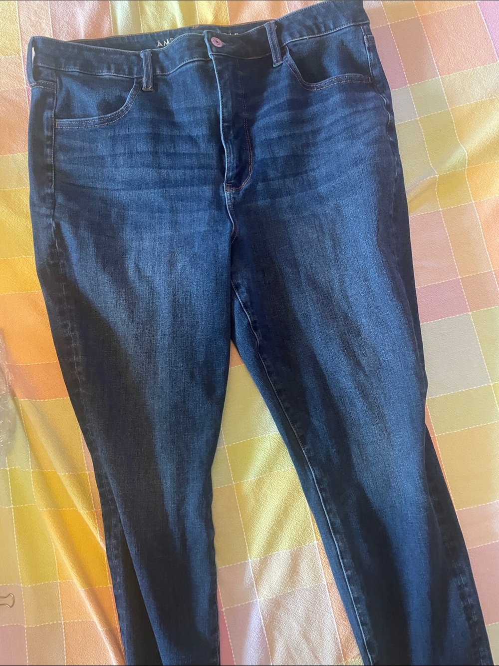 American Eagle Outfitters Dark Blue Skinny Jeans